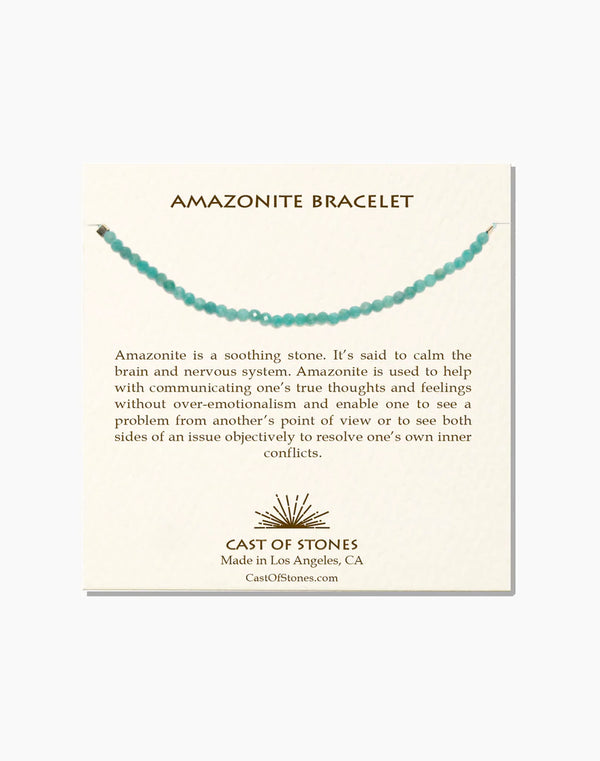 Cast of Stones Amazonite Stretch Bracelet