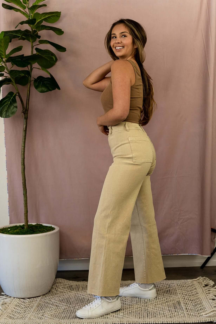Muse Straight Wide Leg Denim Pants and Bottoms by Lovely Curated Things