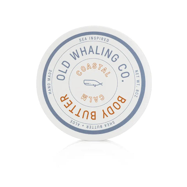 The Old Whaling Co. Body Butter 8oz Jar, Coastal Calm